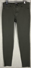 Liverpool Los Angeles Women's Olive Green Pants Size 2/26 - 30" W - 29" In 3954
