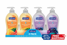 Softsoap Hand Soap Antibacterial 4 Pack 45 oz White Tea Lemon Moisturizing Fast 0.24 per fl oz