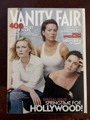 VANITY FAIR MAGAZINE APRIL 2002 HOLLYWOOD KIRSTEN DUNST JENNOFER CONNELLY WATTS