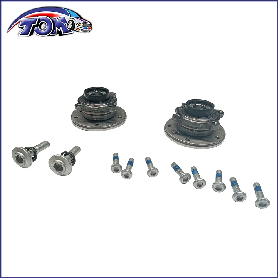 Conjunto de buje de cojinete de rueda delantero izquierdo y derecho de 2 piezas para BMW X1 2012-2015 Foto 3 de 4