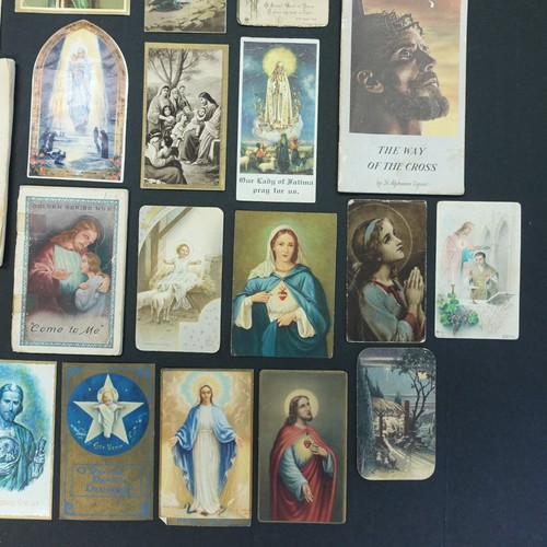 Vintage Religious Catholic Prayer Cards St Andrew Missal Box 1950s Lot of 26 - Picture 6 of 17