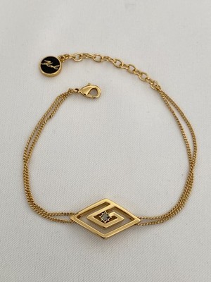 Karl Lagerfeld Concentric Diamond Armband mit Kristall von Swarovski