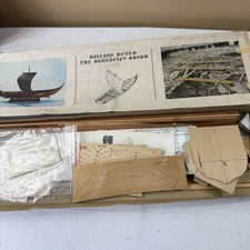 KIT MODELO MADERA BARCO VIKINGO BARCOS FACTURACIÓN VINTAGE #456 THE SKULDELEV SHIP