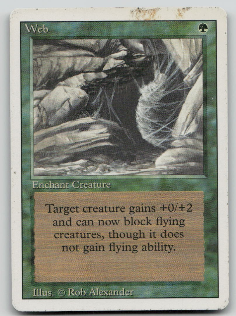 Web [Revised Edition - 229] Heavily Played Rare Magic