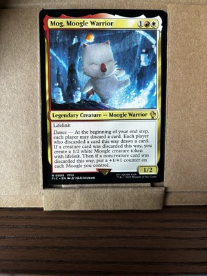 MtG Mog, Moogle Warrior FIC EN R 0089 FFVI (Final Fantasy Commander)