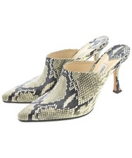 JIMMY CHOO Pumps GreenxIvoryxBlack Python EU39 1/2 Approx. 26cm 2200674644083