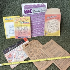 Antique & Vintage Embroidery Work Transfer Patterns  Baby, trim, towels
