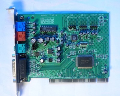 Creative Labs CT4810 Sound Blaster AudioPCI 128 PCI Sound-Karte MIDI CT5880