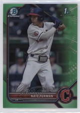 2022 Bowman Draft Chrome Green Refractor 10/99 Nate Furman #BDC-182 1u6