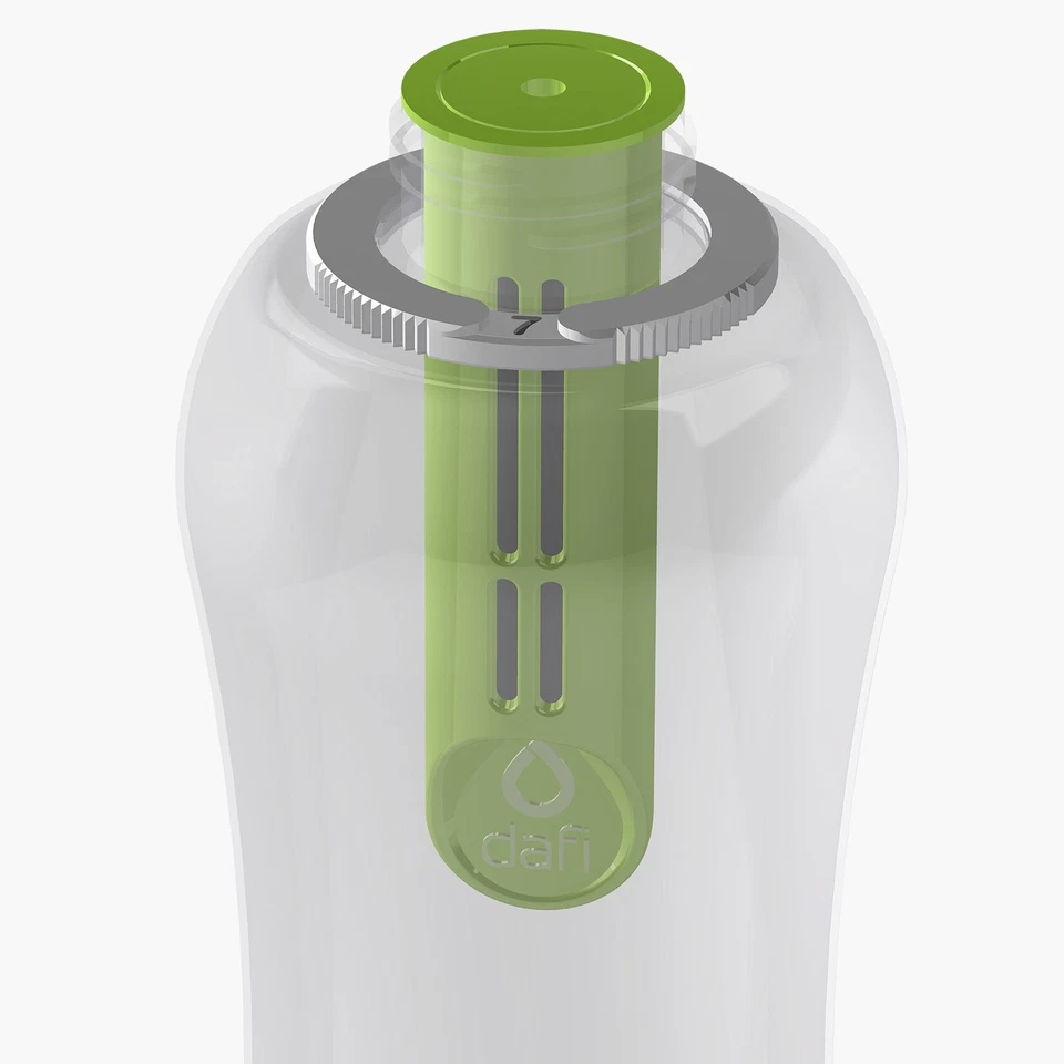 Trinkflasche mit Filter 0,7 L, Lime - Wasserflasche mit Wasserfilter, BPA-Fre... - Bild 4 von 4