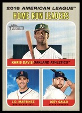 2018 A.L. Home Run  Khris Davis  J.D. Martinez  Joey Gallo  2019 TH #66 MLB