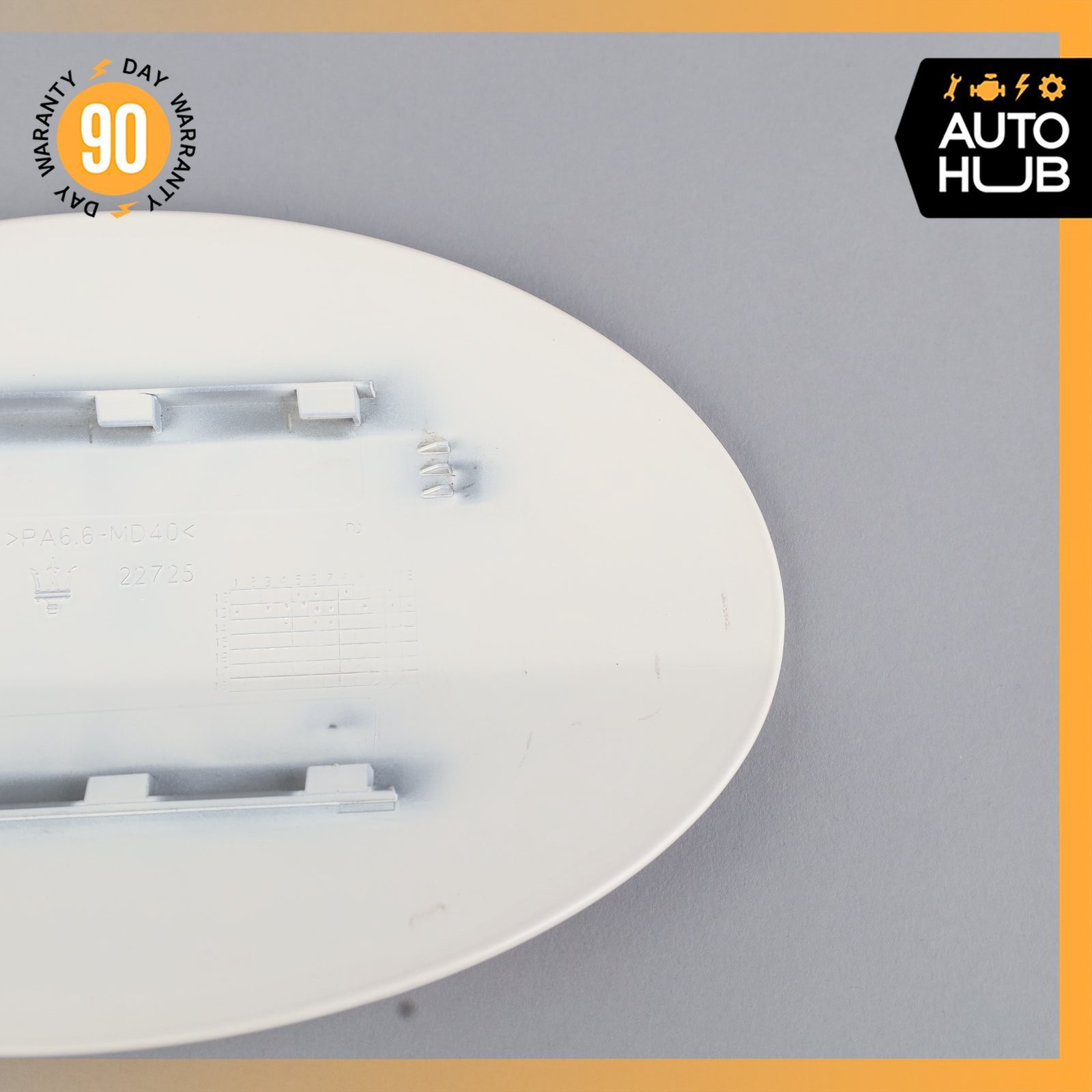 14-22 Maserati Quattroporte M156 Fuel Gas Tank Lid Door Cover White OEM 57k