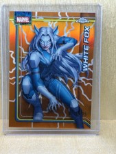 WHITE FOX 2026 TOPPS CHROME MARVEL Orange Storm Lightning /25 #196