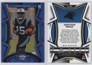 2023 Certified Rookies Mirror Blue /75 Jonathan Mingo #181 Rookie RC