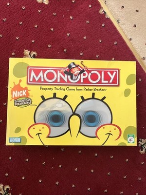 Monopoly SpongeBob Schwammkopf Edition Immobilien Trading Game Parker Brothers 8+