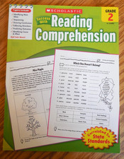 NEW Scholastic Success with Reading Comprehension Grade 2  2010 Workbook 