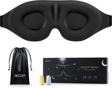 Luxury Sleep Mask For Women Men Patented Light Blocking Design  Zero Eye