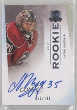2009-10 Upper Deck The Cup Auto Rookie 55/199 Anton Khudobin #92 Auto g3b
