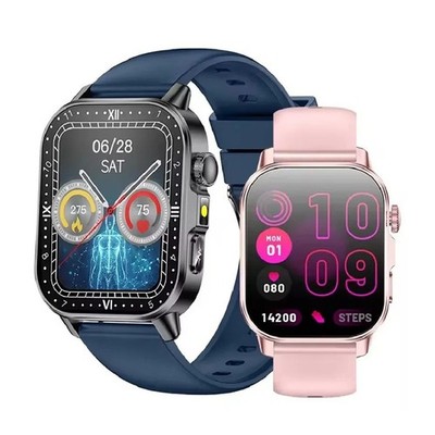 2.0'' ET571 ECG+PPG Smart Watch Bluetooth Call Health Monitoring IP68 Waterproof