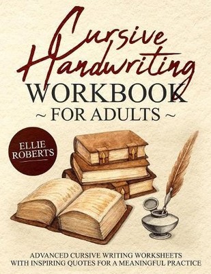 Ellie Roberts Cursive Handwriting Workbook for Adults (Taschenbuch)