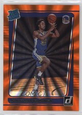 2021-22 Panini Donruss Rated Rookie Holo Orange Laser Jonathan Kuminga #240 10cj