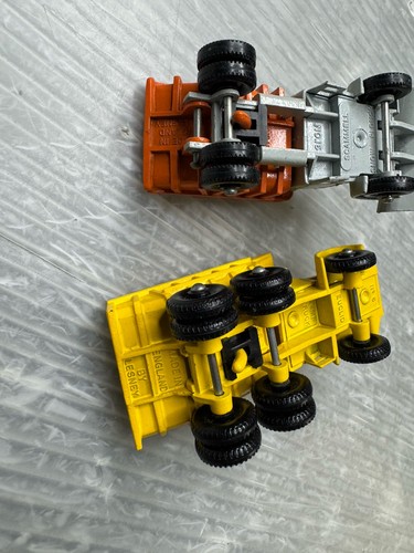 vintage 1960s Lesney MATCHBOX No. 16 Scammell Snow Plough & 6 Euclid Dump Truck - Picture 11 of 12