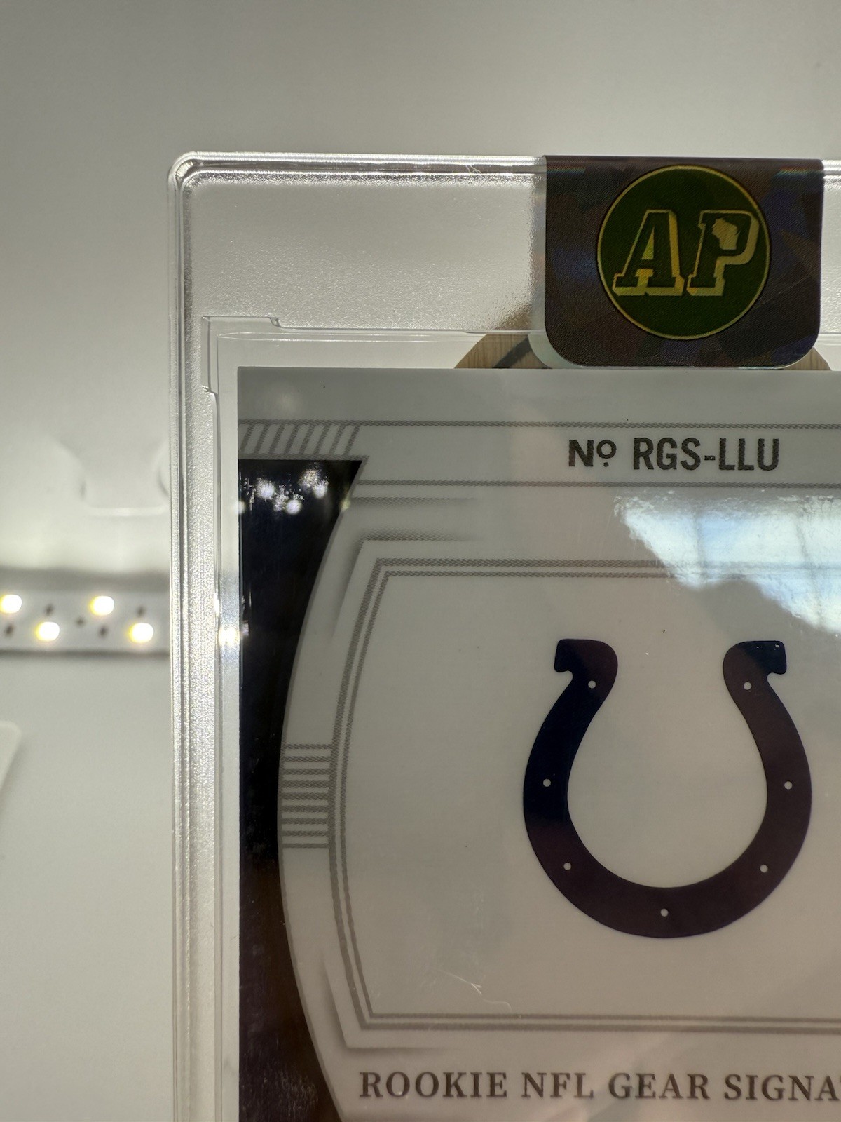 2024 Panini National Treasures Laiatu Latu 1/1 Auto Inscribed Dual NFL Shield RC view 13