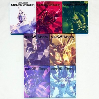 Mobile Suit Gundam Unicorn Blu-ray Vol.1-7 Complete Set UC Anime Japan