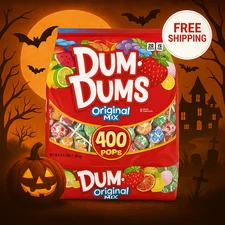 Dum Dums Original Mix Lollipops 400 Ct Bag Assorted Flavors Bulk Candy
