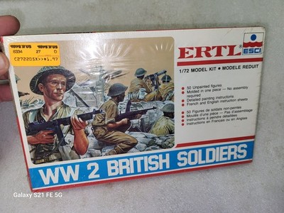 ESCI Ertl WW II British Soldier Figures 1/72 #8338