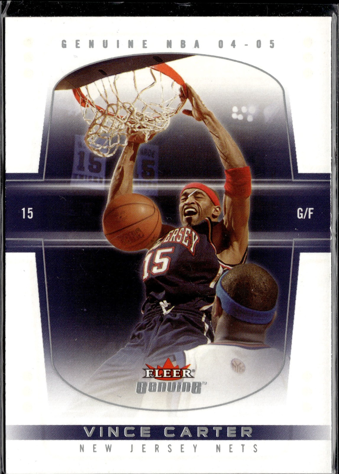 2004-05 Fleer Genuine #17 Vince Carter Reflections #/100