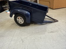 1957 Tonka Stepside Trailer Pressed Steel Blue Jeep Truck Trailer Original Tires