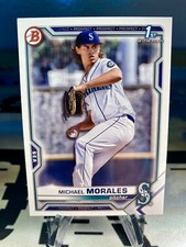 2021 Michael Morales Bowman Draft Paper 1st Bowman #BD-160 Seattle Mariners
