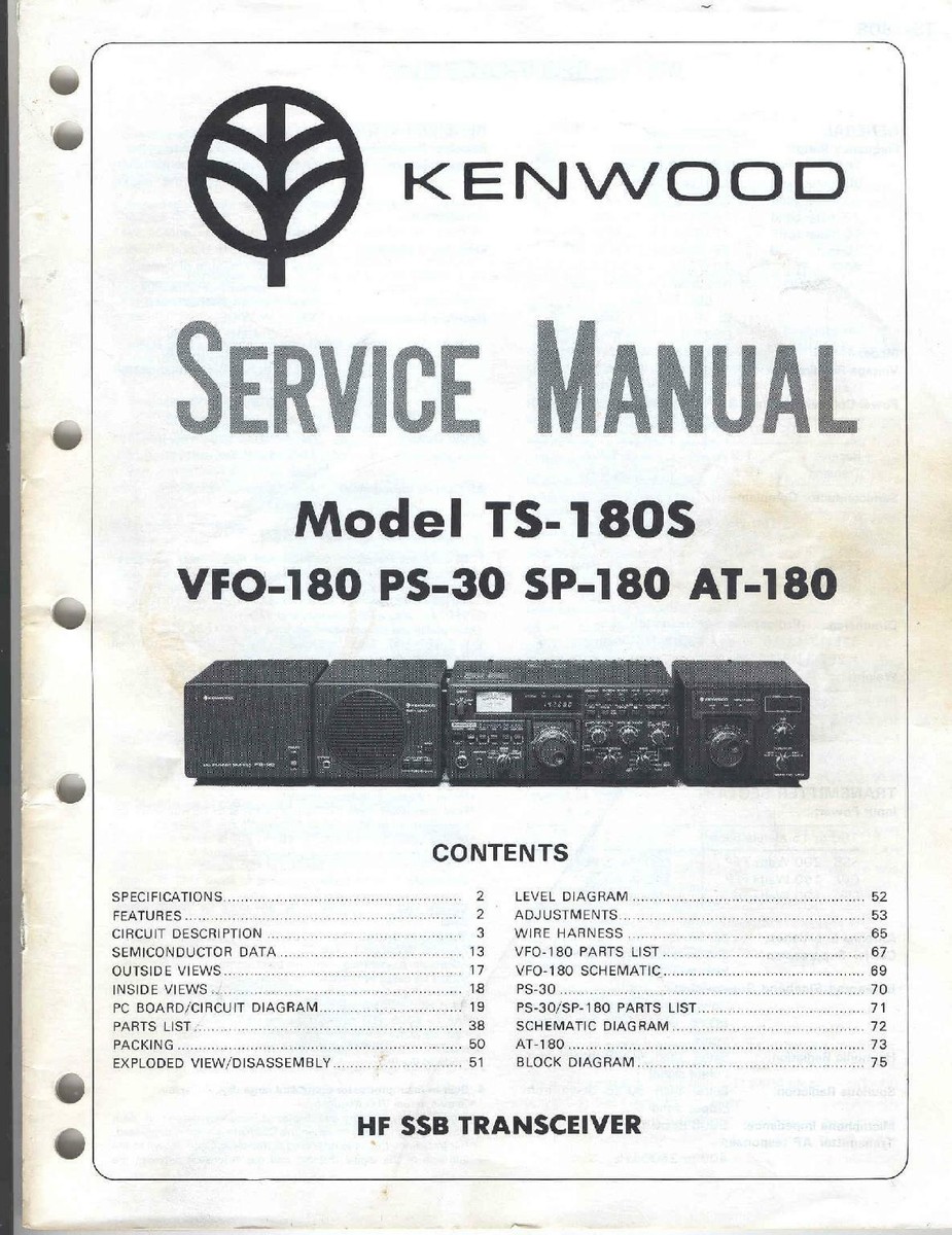 TRIO  TS-180V(PS-25付)＋VFO-180＋SP-180＋MIC TRIO TS-180 - YouTube