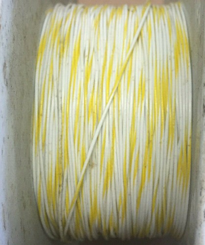 ALPHA 1853 FILO BIANCO,GIALLO 26 AWG MIL-W-16878D 600V TIPO B (EST1000') - Foto 2 di 3