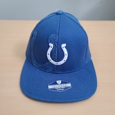 Indianapolis Colts NFL Reebok Blue Baseball Cap Hat Fitted Size Youth OSFA - New