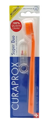 CURAPROX CS 5460 superduo Zahnbürste + Halter + 2 CPS Interdentalbürsten