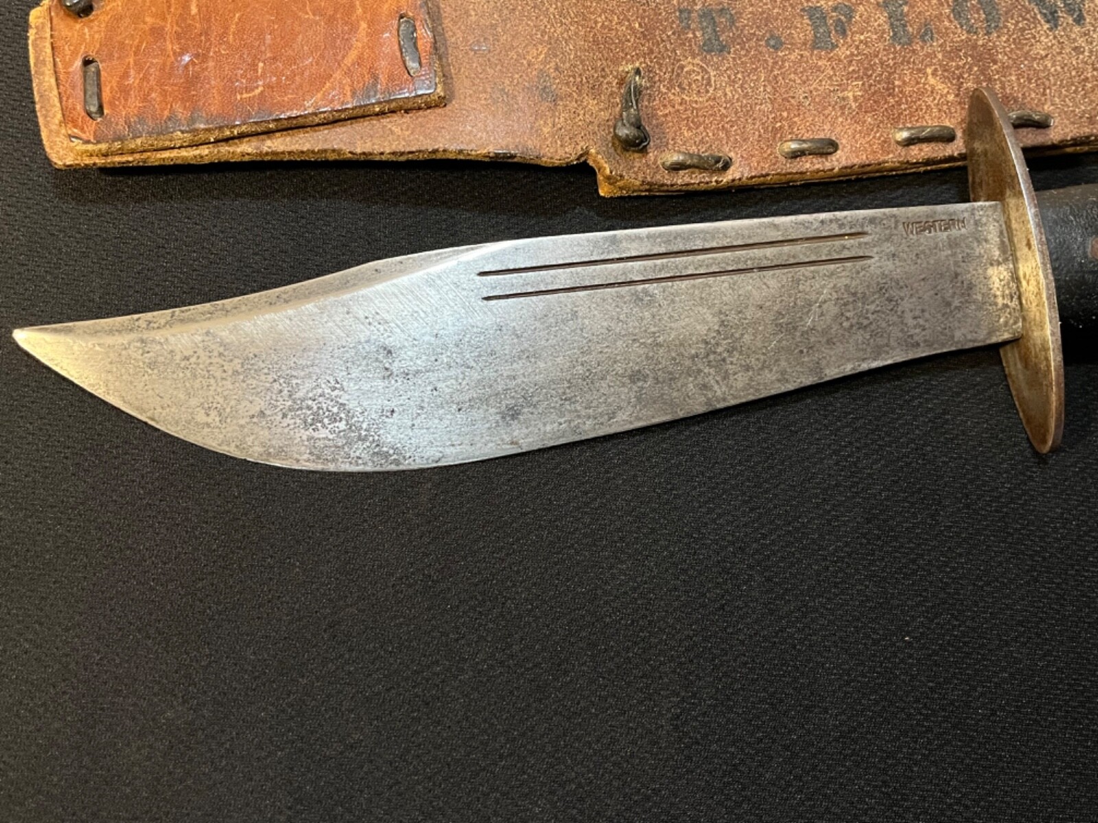 *ID’d* WW II WESTERN V44 Fighting Knife/Machete Survival Marines/V44 WW2 eBay