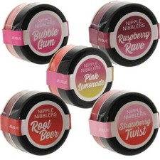 Nipple Nibblers Cool Tingle Erect Arousal Flavored Balm 3 grams - Choose Flavor