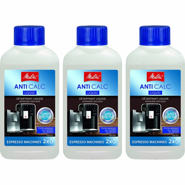 3 X Melitta Anti Calc FlüSsigentkalker Espresso Maschinen-image