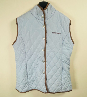 Pierre Balmain Steppweste Polyestermantel Damen Größe M