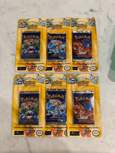 1999 Pokemon Base Set Shadowless Blister Pack NEW SEALED