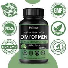 DIM(Diindolylmethane) 300mg-with Black Pepper-Premium Hormonal Support Formula