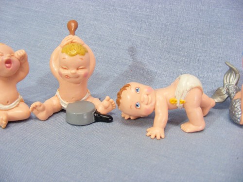 6x Vintage 1991 Merbabies Magic Diaper Babies Galoob collectable lot F - Picture 3 of 4