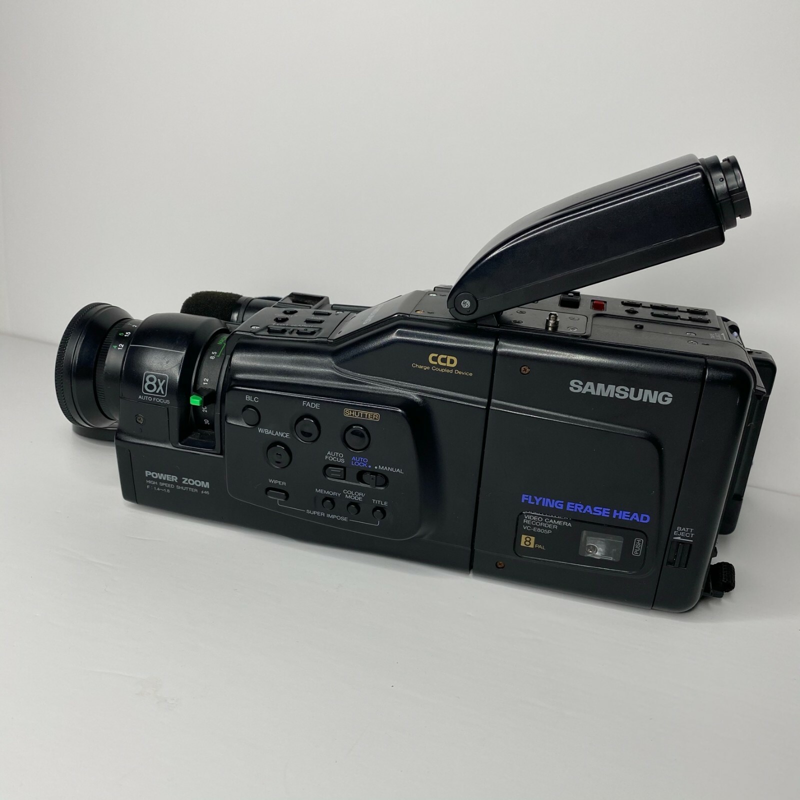 SAMSUNG VCE805P Video Camera *SPARES REPAIRS* w/ Charger, Batteries