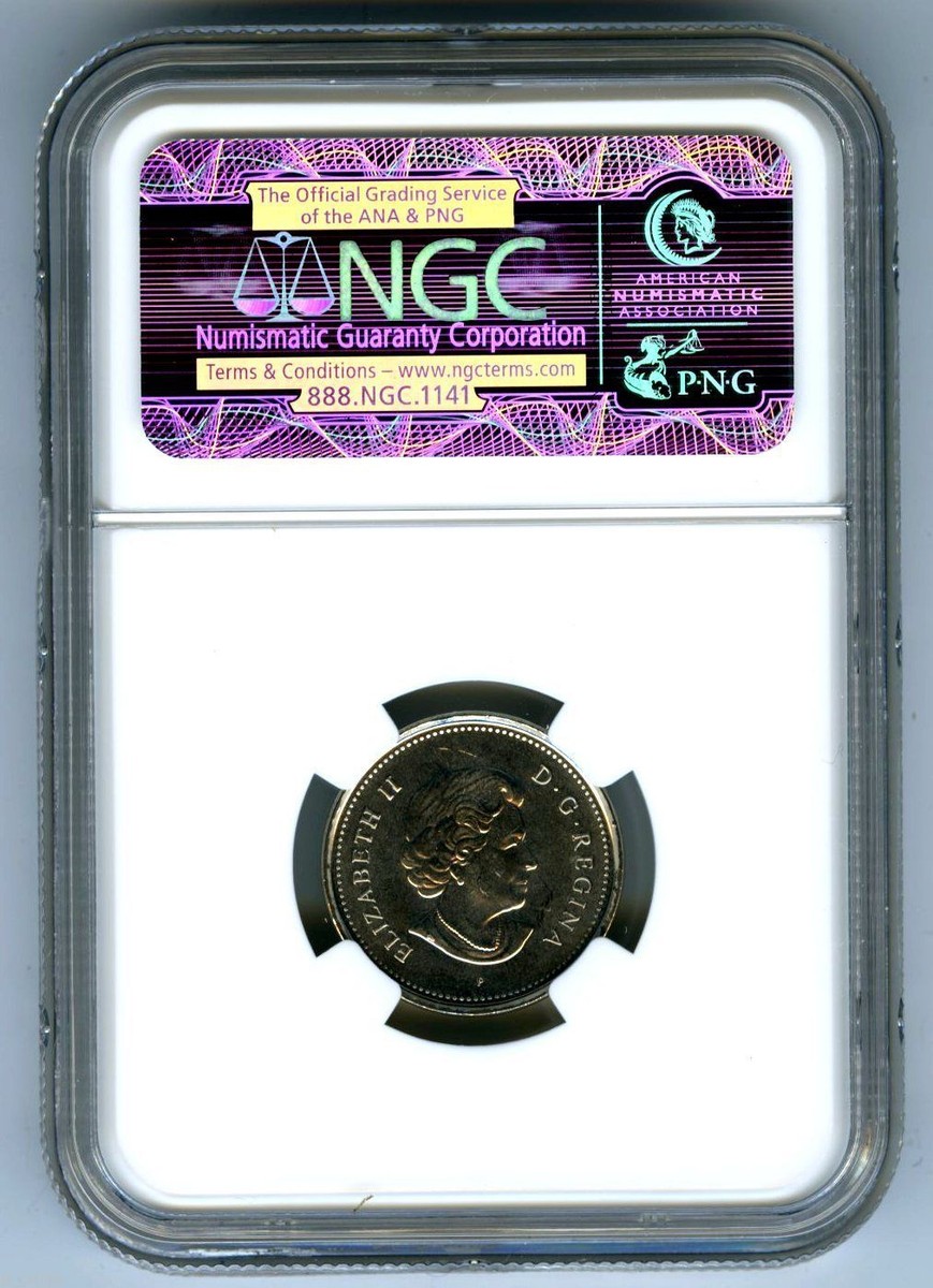 2005 CANADA 5 CENT NGC MS68 VE-DAY 60TH ANNIVERSARY VICTORY V