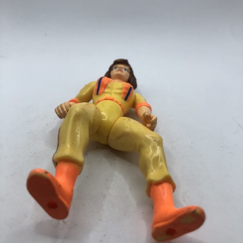 Vintage 1988 Teenage Mutant Ninja Turtles April O'Neil Orange Stripes 5" Figure  - Picture 3 of 6
