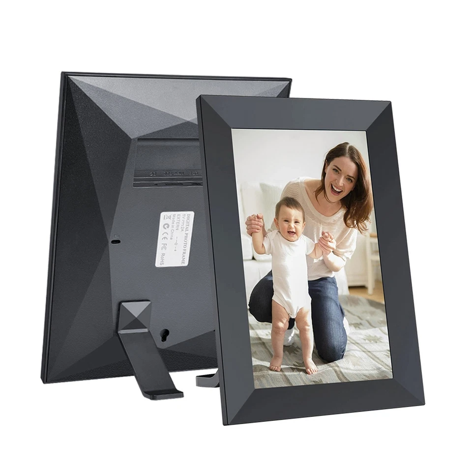 10.1" WiFi Digital Picture Frame 1280x800 IPS Touchscreen Electronic Photo Frame - Image 4 of 4