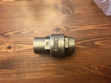 Legend 1 1/2” Inline Brass 250WOG NL In Line Check Valve, Sweat On