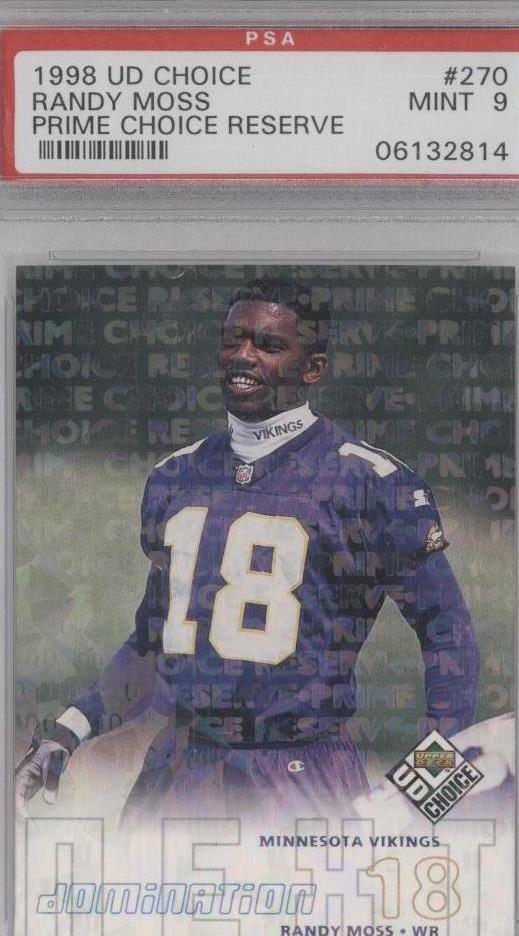 1998 Upper Deck UD Choice Randy Moss #270 for sale | eBay